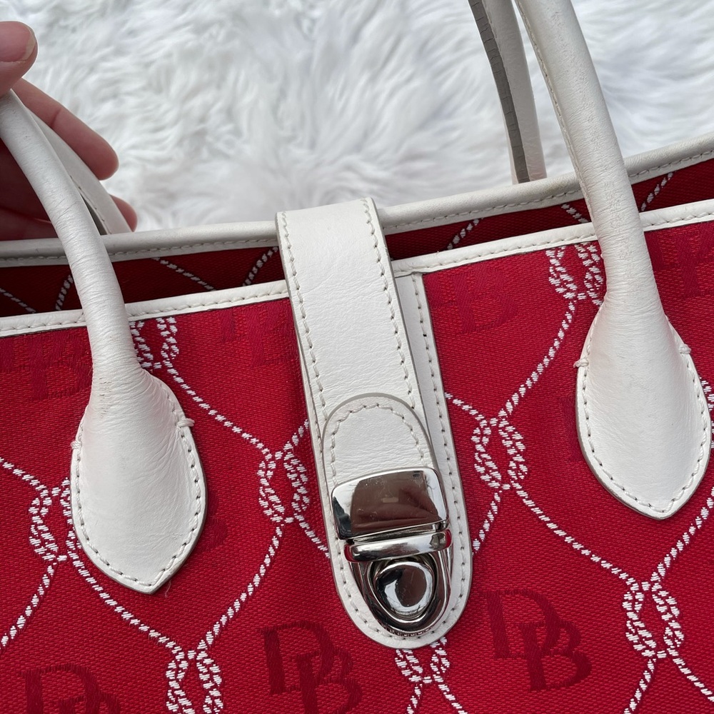 Dooney & Bourke Red & White Nautical bag - Picture 5 of 16